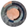 Rond Tapijt Van Getuft Viscose Met Geometrisch Patroon Janjivy - 4000 G/M - D120 Cm