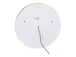 Ronde Badkamerspiegel Met Ledverlichting En Goudkleurige Lijst Diameter 80 Cm Numea