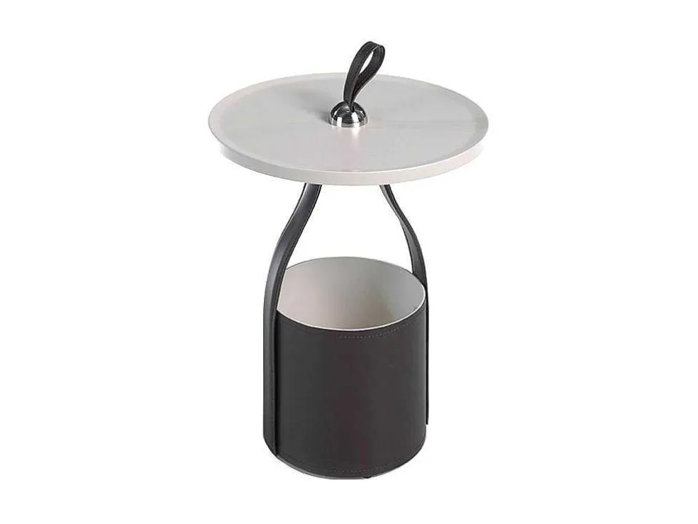 Ronde Chocoladebruine Kunstleren Hoektafel 2067 Angel Cerda