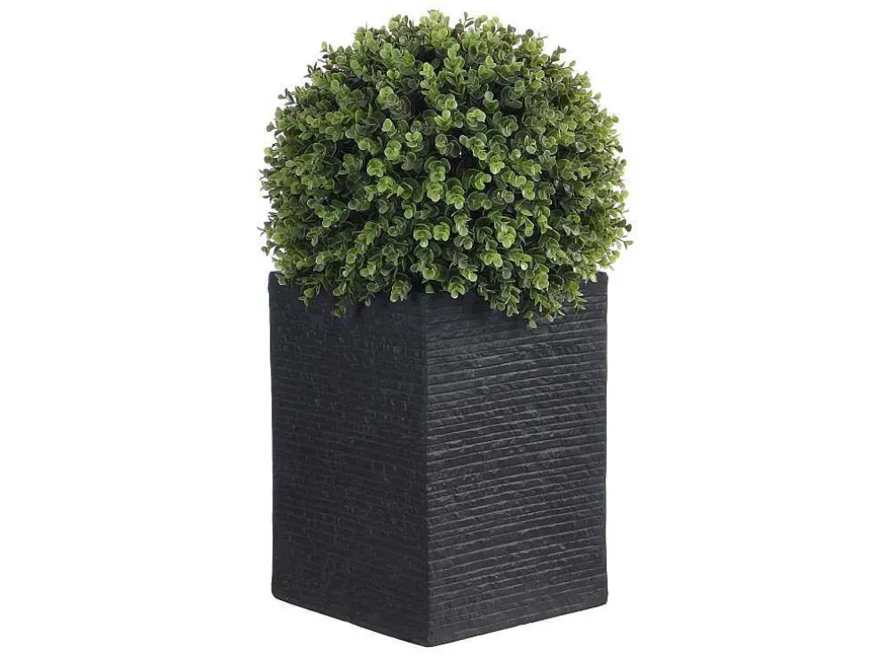 Ronde Kunstbuxus Met Pot - H66 X D40 Cm - Groen - Diava