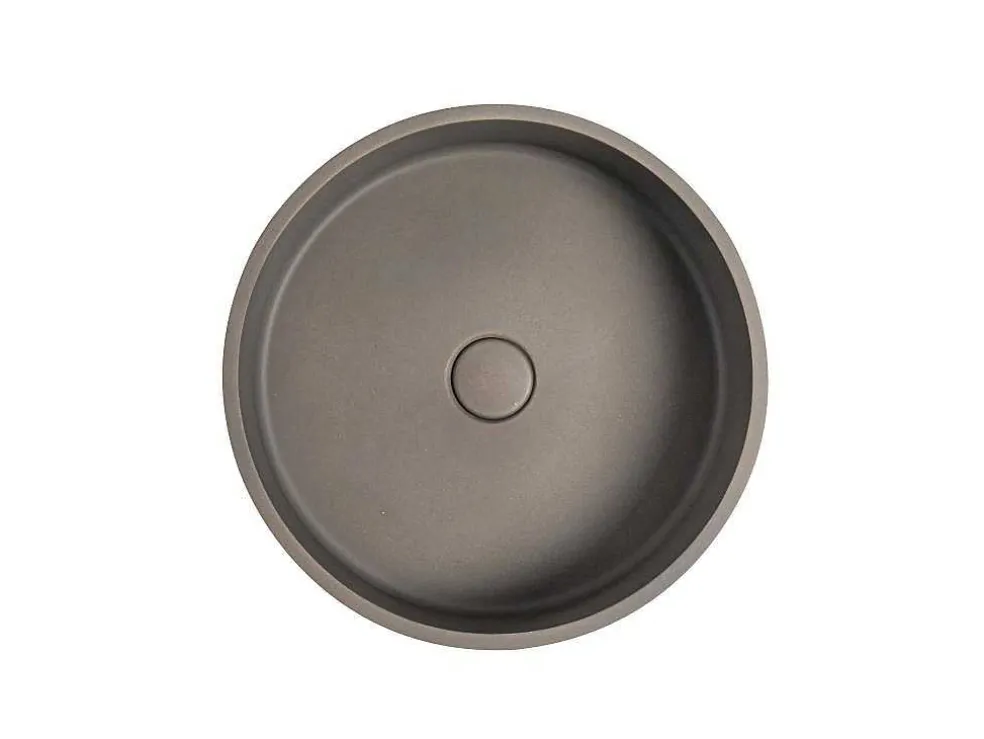 Ronde Wastafel Om Te Plaatsen Van Beton - 39 Cm - Dukat