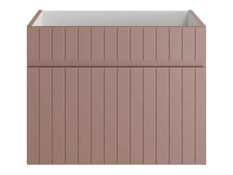 Roze Hangmeubel Onder Wastafel Met Strepen - 60 Cm - Satara