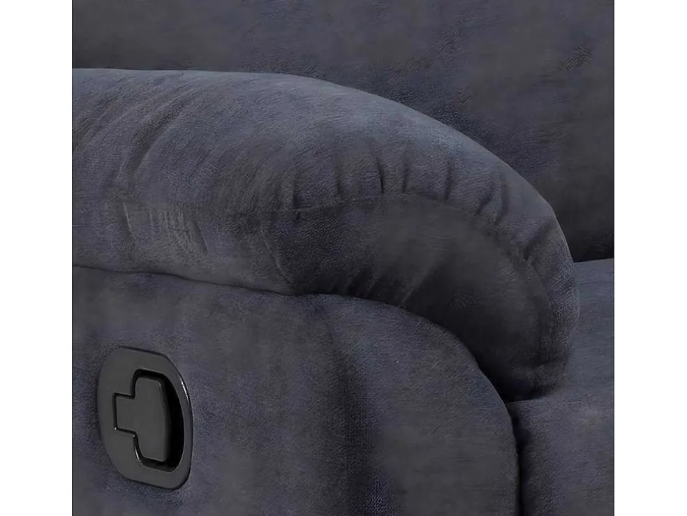 Sabel Bank 3 Persoons Relaxfauteuil Grijs.