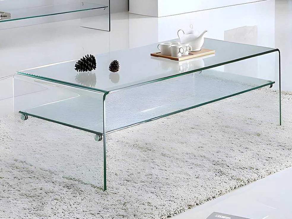 Salontafel Trenia - Dubbele Plaat - Gehard Glas