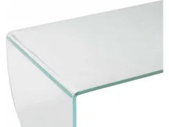 Salontafel Van Gehard Glas - Transparant En Groen - Kinami