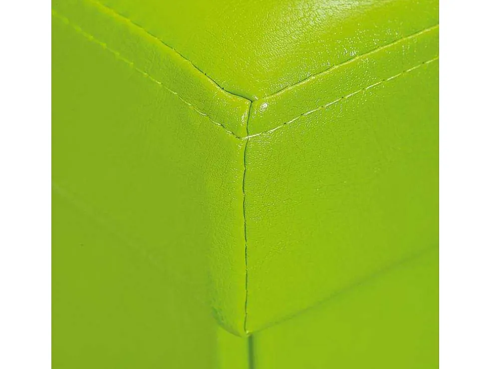 Sanne Opbergdozen Voetenbank Met Deksel, Groen.