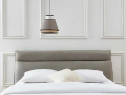 Scandinavische Rieten Hanglamp - Naturel En Warmgrijs - D35 X H120 Cm - Klaus