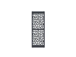 Scheidingswand Verzinkt Staal L88 X H245 Cm Antraciet - Verstelbare Hoogte - Laduna