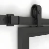 Schuifdeur Sinca - H205 X B83 Cm - Gehard Glas En Aluminium