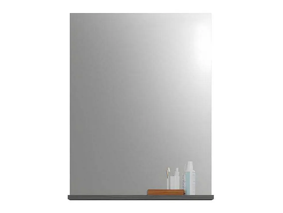 Scout Spiegel Bad 60Cm 1 Plank Hoog Glans Wit,Rookkleurig.