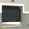 Sectionale Garagedeur - Gegroefd Effect - Centrale Loopdeur - Antraciet - Automatisch - Noria