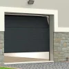 Sectionale Garagedeur Antraciet Met Groefeffect En Somfy Motor - Noria