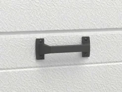 Sectionale Garagedeur Met Glad Effect En Centrale Loopdeur In Antraciet Met Somfy Motor - Lavega