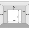 Sectionale Garagedeur Met Cassettes - Wit - Met Ramen - Automatisch - Caopas