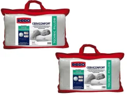 Set 2 Hoofdkussens Dodo Perfect Position - 35X52 Cm - Perfecte Houding Van Het Hoofd