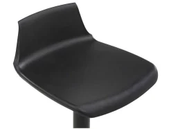 Set "Bar": Barmeubel Morena + 2 Barkrukken Calas - Zwart En Notenhout-Effect