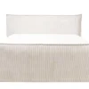 Set Boxspring Met Hoofdeinde + Bedbodems Met Opbergruimte + Matras + Dekmatras - 2 X 80 X 200 Cm - Ivoorwit Ribfluweel - Rhoda Van Palacio