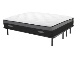 Set Lattenbodem + Matras 1118 Pocketveren Met Ventilatieband Airplay Van Dreamea Play Dikte 24 Cm - 180 X 200 Cm