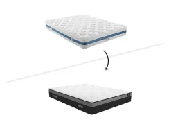 Set Lattenbodem + Matras 1118 Pocketveren Met Ventilatieband Airplay Van Dreamea Play Dikte 24 Cm - 180 X 200 Cm
