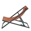 Set Van 2 Chileense Ligstoelen Van Aluminium - Terracotta - Anilio Van Mylia