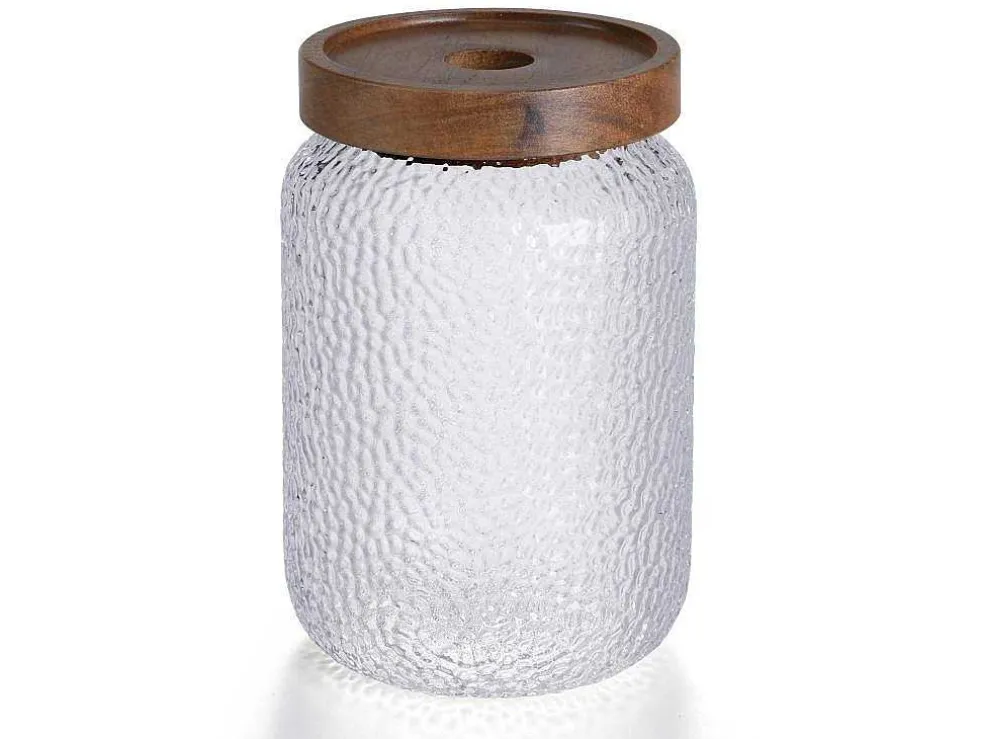Set Van 3 Conservepotten Voor Voedingswaren - 3 Afmetingen - Glas - Transparant - Festini