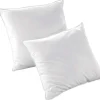 Set Van 2 Gerecyclede Hoofdkussens 60 X 60 Cm Van Dreamea - 100% Microvezel Hoes - Rosa