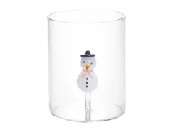 Set Van 4 Glazen Met Kerstmotieven - O7,5 X H9,5 Cm - Scopa