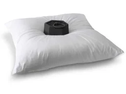Set Van 2 Hoofdkussens 60 X 60 Cm Van Dreamea - 600 Gr - Marin