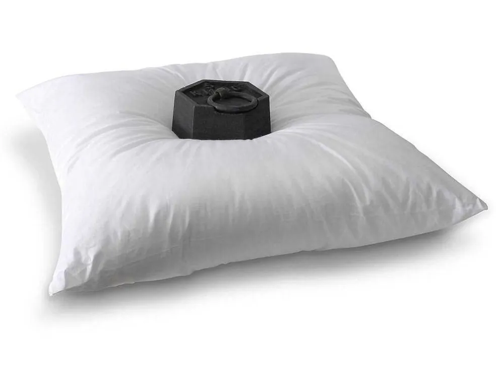 Set Van 2 Hoofdkussens 60 X 60 Cm Van Dreamea - 600 Gr - Marin