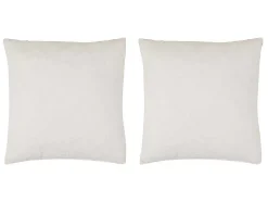 Set Van 2 Katoenen Kussens Met Bloemmotief - 45 X 45 Cm - Veelkleurig - Bariola