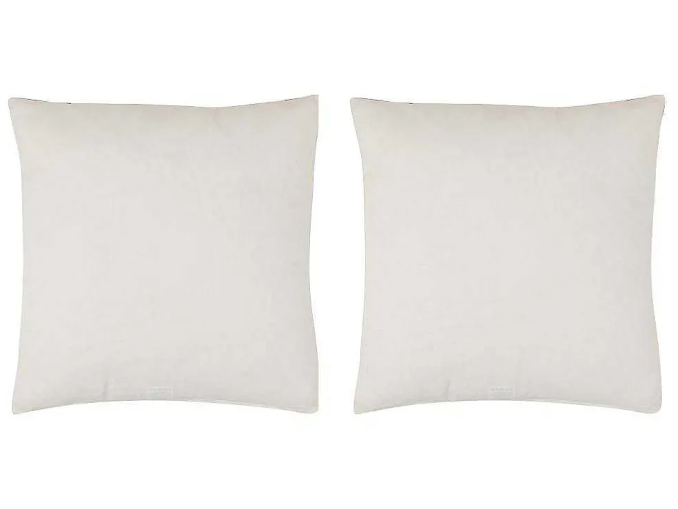 Set Van 2 Katoenen Kussens Met Bloemmotief - 45 X 45 Cm - Veelkleurig - Bariola