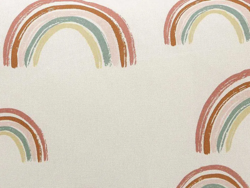 Set Van 2 Katoenen Regenboogkussens - 45 X 45 Cm - Veelkleurig - Archy