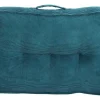 Set Van 1 Matras + 2 Palletkussens Van Ribfluweel - Blauw - Baila