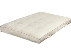 Set Van 1 Matras + 2 Palletkussens Van Ribfluweel - Beige - Baila