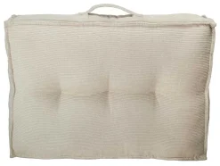Set Van 2 Palletkussens Van Ribfluweel - L60 X D40 Cm - Beige - Baila