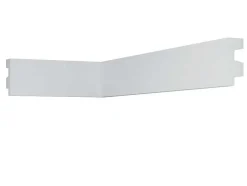 Set Van 3 Plinten Van Polystyreen L290 X H5 Cm Wit - Ardeo