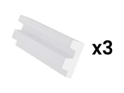 Set Van 3 Plinten Van Polystyreen L290 X H5 Cm Wit - Ardeo