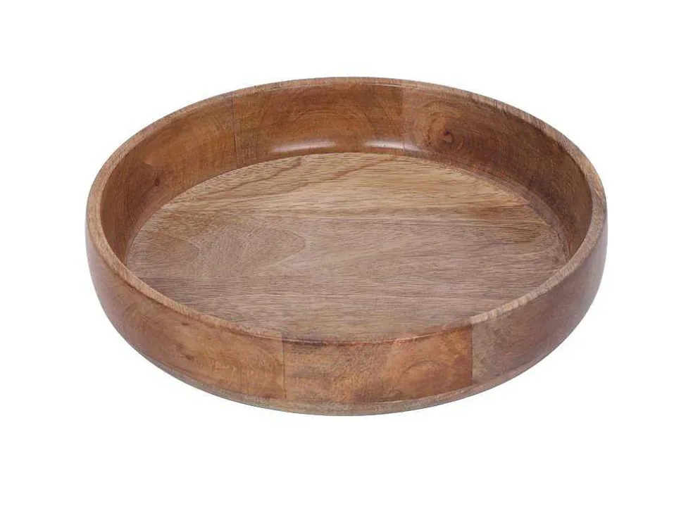 Set Van 3 Schaaltjes Van Mangohout - D17, 15 Et 12 Cm - Naturel - Valisa