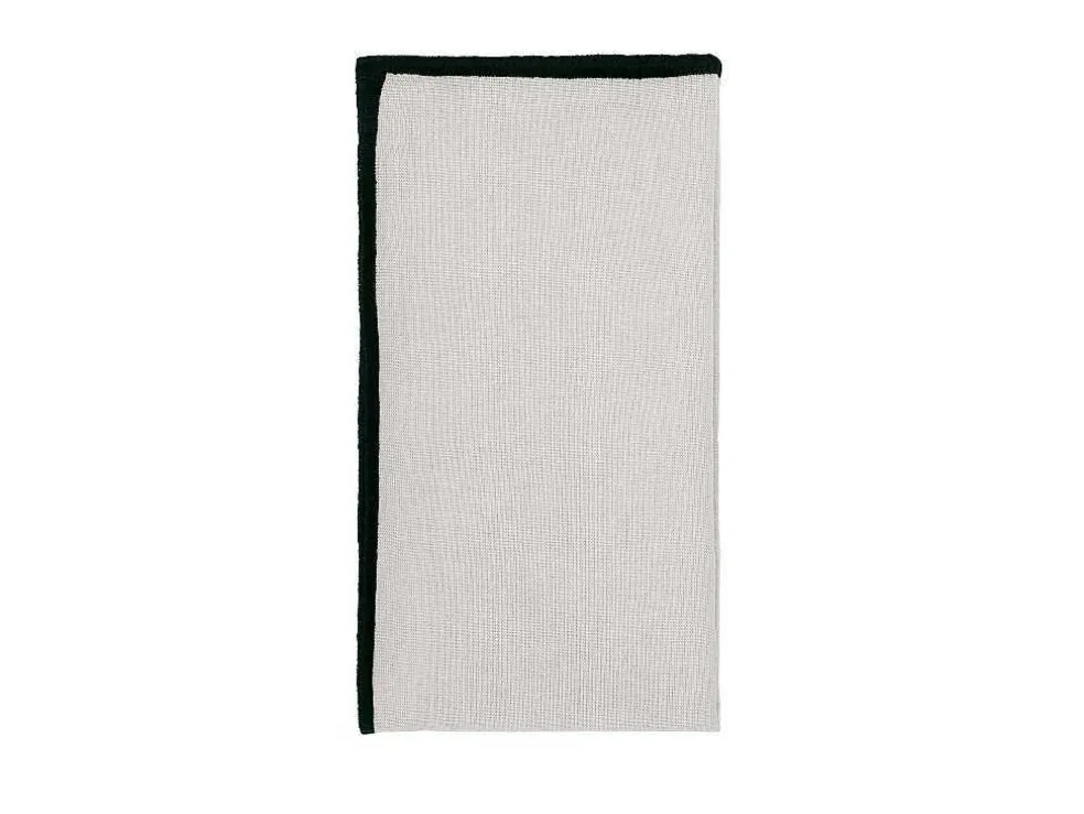 Set Van 4 Servetten Van Katoen En Linnen - 45 X 45 Cm - Taupegrijs - Borina