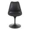 Set Van 2 Stoelen In Polypropeen, Kunstleer En Metaal - Zwart - Xafy