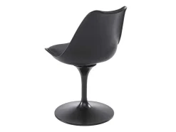 Set Van 2 Stoelen In Polypropeen, Kunstleer En Metaal - Zwart - Xafy