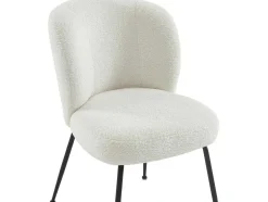 Set Van 2 Stoelen In Ribfluweel En Metaal - Wit - Polpona Van Pascal Morabito