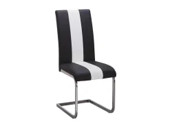 Set Van 4 Stoelen Trinity Van Kunstleer - Zwart En Wit - Van Pascal Morabito