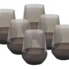 Set Van 6 Waterglazen 42,5 Cl - D. 6,8 X H. 11 Cm - Grijs - Grisua