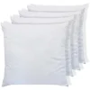 Set Van 4 Zachte Hoofdkussens 60 X 60 Cm - 400 Gr - Wit - Torivia
