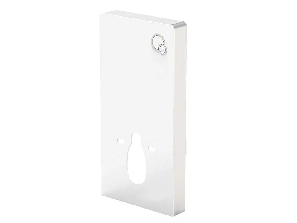 Set Voor Witte Hang-Wc Met Decoratief Voorwandsysteem - Clemona