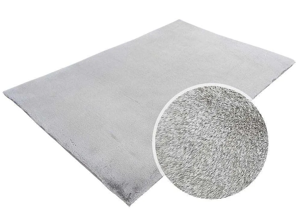 Shaggytapijt Met Bonteffect Bunny - 100% Polyester - 150 X 200 Cm - Grijs