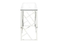 Sidetable Athena - Gehard Glas En Staal - Chroomkleurig - Van Pascal Morabito