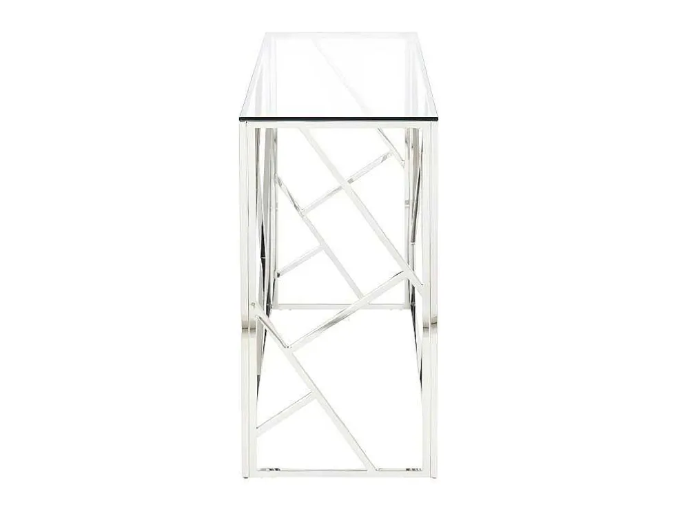 Sidetable Athena - Gehard Glas En Staal - Chroomkleurig - Van Pascal Morabito