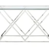 Sidetable Charlotte - Gehard Glas En Staal - Chroomkleurig - Van Pascal Morabito